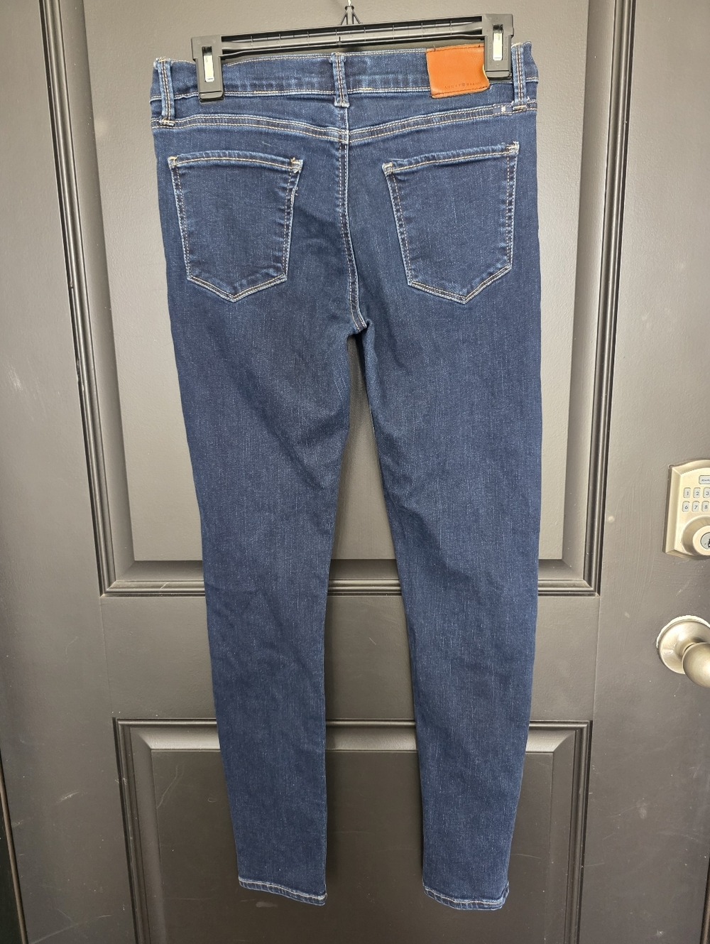 Lucky Brand Brooke Legging Jeans Women 6/28 Dark Wash Skinny Stretch Mid Rise - Picture 7 of 9